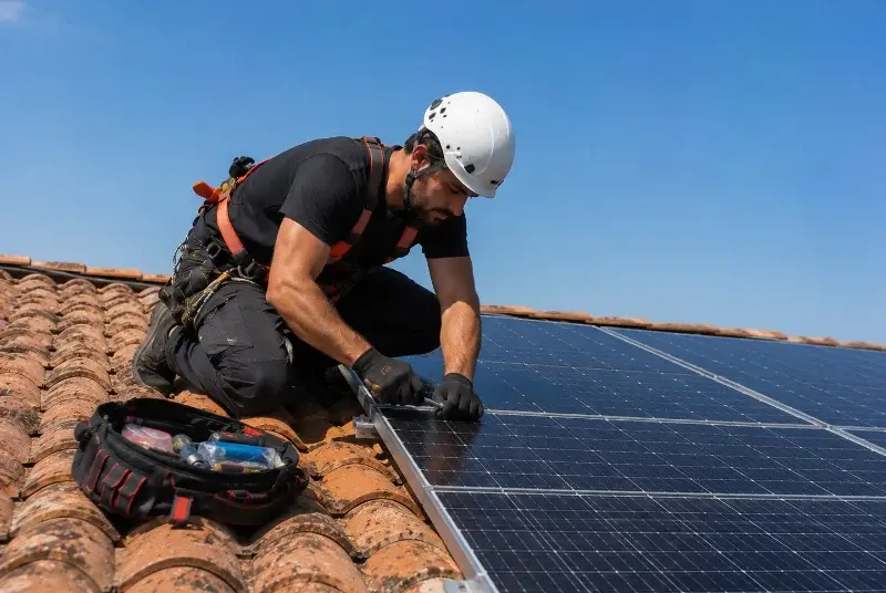 Maintenance et monitoring de panneaux solaires au Grand-Serre